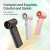  JisuLife - Prémium Kézi Ventilátor (Life9) - Type-C, 5 Szélsebesség, 3600mAh - Szürke - 4. kép
