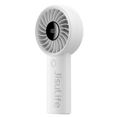  JisuLife - Prémium kézi ventilátor (Life4) - LED digitális kijelzővel, 3600mAh, 5 szélsebesség - Szürke