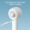  JisuLife - Prémium kézi ventilátor Life5 Plus (FA43) - Hordozható, Type-C, 4000mAh, 5 sebességfokozat - Mentazöld - 1. kép