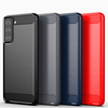  Techsuit - Karbon Szilikon - Samsung Galaxy S21 Plus 5G - Fekete tok - 3. kép