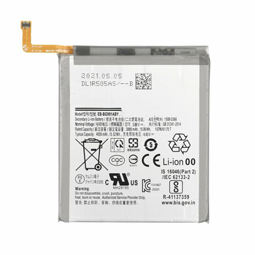  OEM - Okostelefon akkumulátor EB-BG991ABY (17517) - Samsung Galaxy S21 5G (SM-G991) - 4000mAh - Szürke