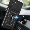  Techsuit - CamShield sorozat - Samsung Galaxy S22 Ultra 5G - Fekete tok - 1. kép