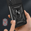  Techsuit - CamShield sorozat - Samsung Galaxy S22 Ultra 5G - Fekete tok - 3. kép