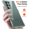  Techsuit - Ütésálló Átlátszó Szilikon - Samsung Galaxy S22 Ultra 5G - Átlátszó tok - 0. kép