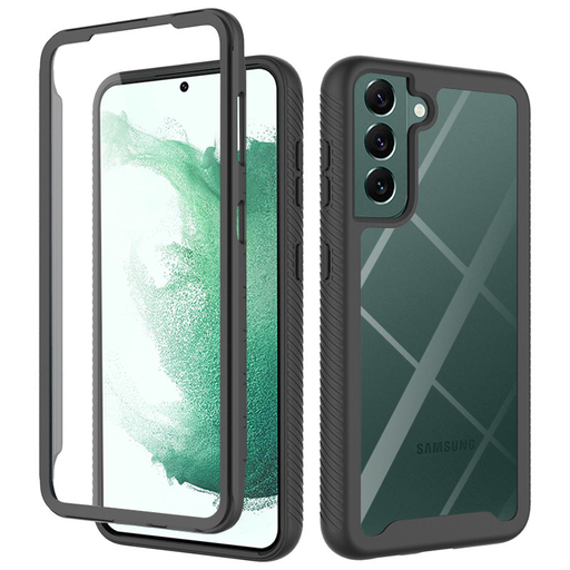 Techsuit - Defense360 Pro + Képernyővédő - Samsung Galaxy S22 Plus - Fekete tok Techsuit - Defense360 Pro + Képernyővédő - Samsung Galaxy S22 Plus - Fekete tok
