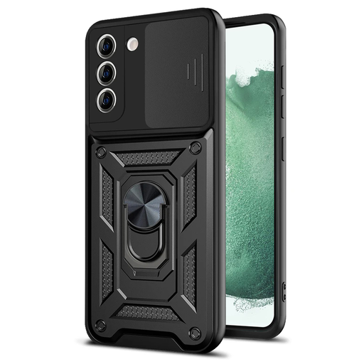 Techsuit - CamShield Sorozat - Samsung Galaxy S22 Plus 5G - Fekete tok Techsuit - CamShield Sorozat - Samsung Galaxy S22 Plus 5G - Fekete tok