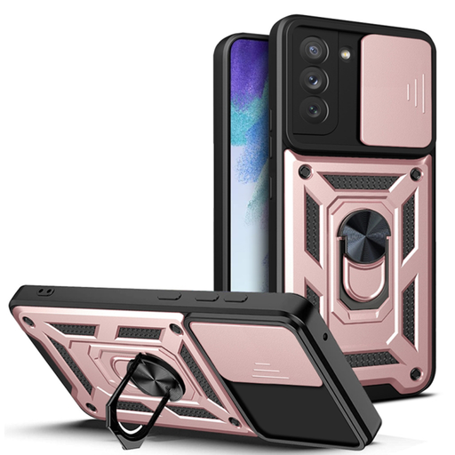 Techsuit - CamShield Sorozat - Samsung Galaxy S21 FE 5G - Rózsaarany tok Techsuit - CamShield Sorozat - Samsung Galaxy S21 FE 5G - Rózsaarany tok