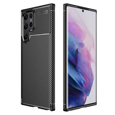  Techsuit - CarbonFiber - Samsung Galaxy S22 Ultra 5G - Fekete tok