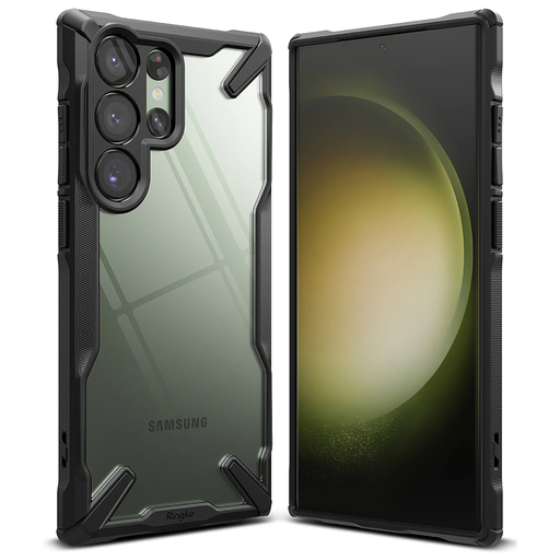 Ringke - Fusion X - Samsung Galaxy S23 Ultra - Fekete tok Ringke - Fusion X - Samsung Galaxy S23 Ultra - Fekete tok