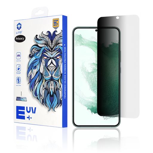 Lito - 3D UV Üveg - Samsung Galaxy S22 Plus 5G / S23 Plus - PRIVACY (Magánszféra) üvegfólia Lito - 3D UV Üveg - Samsung Galaxy S22 Plus 5G / S23 Plus - PRIVACY (Magánszféra) üvegfólia