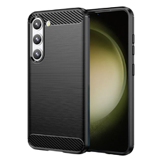  Techsuit - Szén Szilikon - Samsung Galaxy S23 Plus - Fekete tok