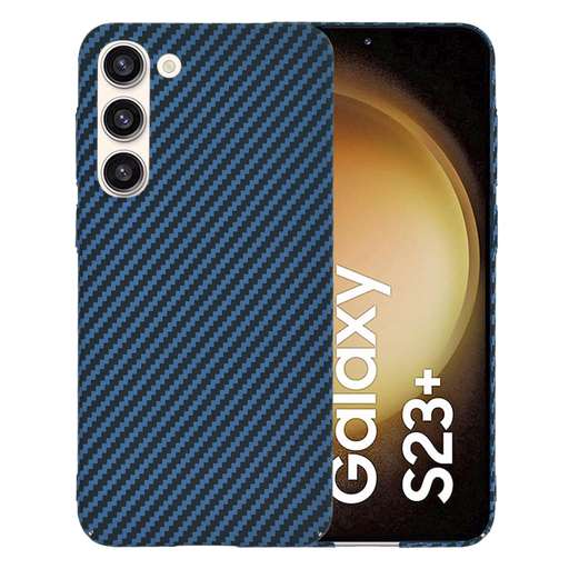 Techsuit - Karbonit Szálhéj - Samsung Galaxy S23 Plus - Cián tok Techsuit - Karbonit Szálhéj - Samsung Galaxy S23 Plus - Cián tok