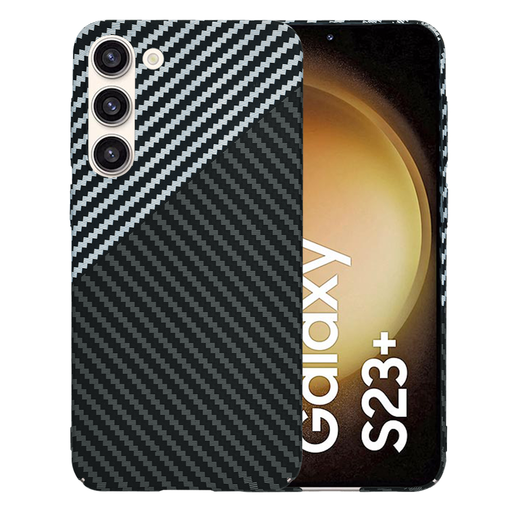 Techsuit - Karbonit Szálhéj - Samsung Galaxy S23 Plus - Lopakodó Szürke tok Techsuit - Karbonit Szálhéj - Samsung Galaxy S23 Plus - Lopakodó Szürke tok