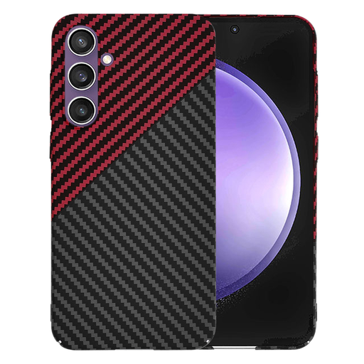 Techsuit - Carbonite FiberShell - Samsung Galaxy S23 FE - Piros Vortex tok Techsuit - Carbonite FiberShell - Samsung Galaxy S23 FE - Piros Vortex tok