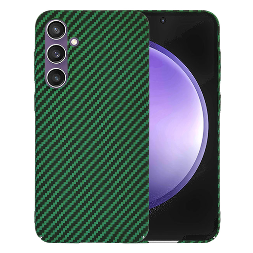 Techsuit - Karbonit Szálhüvely - Samsung Galaxy S23 FE - Zöld tok Techsuit - Karbonit Szálhüvely - Samsung Galaxy S23 FE - Zöld tok
