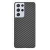  Techsuit - Karbonit Szálas Héj - Samsung Galaxy S21 Ultra 5G - Fekete tok - 3. kép