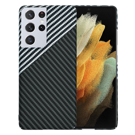 Techsuit - Karbonit Szálhéj - Samsung Galaxy S21 Ultra 5G - Lopakodó Szürke tok Techsuit - Karbonit Szálhéj - Samsung Galaxy S21 Ultra 5G - Lopakodó Szürke tok
