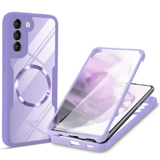  Techsuit - ColorVerse 360 MagSafe Sorozat + Képernyővédő - Samsung Galaxy S21 FE 5G - Lila tok
