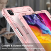 Techsuit - Strapabíró TabShell + Képernyővédő - iPad Pro 12.9 (2018 / 2020 / 2021 / 2022) - Fekete tok - 1. kép