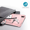  Techsuit - Strapabíró TabShell + Képernyővédő - iPad Pro 12.9 (2018 / 2020 / 2021 / 2022) - Fekete tok - 2. kép