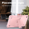  Techsuit - Strapabíró TabShell + Képernyővédő - Samsung Galaxy Tab A9 Plus - Rózsaarany tok - 1. kép