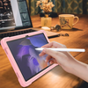  Techsuit - Strapabíró TabShell + Képernyővédő - Samsung Galaxy Tab A9 Plus - Rózsaarany tok - 3. kép