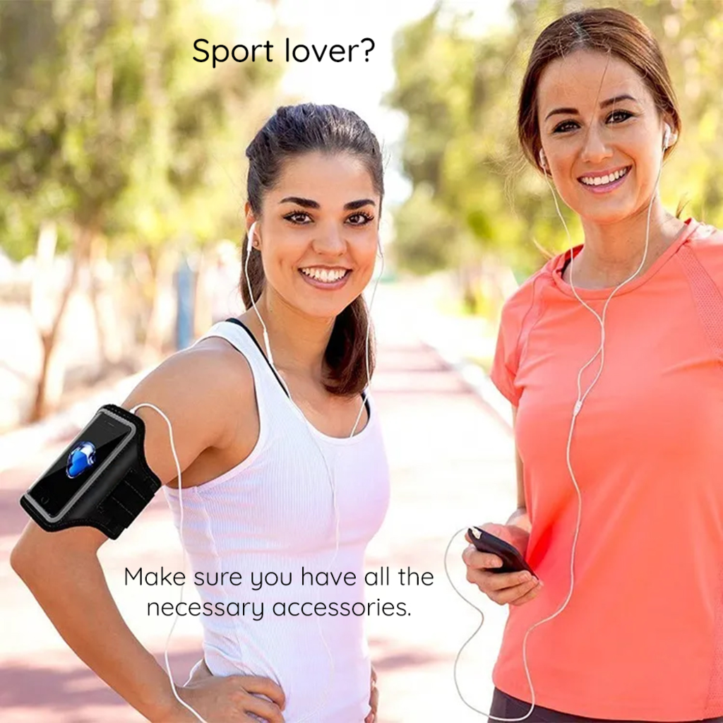  Techsuit - Sport karpánt (TH20) - tépőzárral, telefonokhoz, maximum 6.8" - Rózsaszín - 7