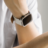  Ringke - Leather One Basic Bold - Apple Watch 1/2/3/4/5/6/7/8/9/10/SE/SE 2/Ultra/Ultra 2 (42/44/45/46/49mm) - Fekete - 3. kép
