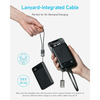  Anker - Power Bank PowerCore (A1257G11) - 2x Type-C, 1x USB, 10000mAh, 22.5W - Fekete - 2. kép