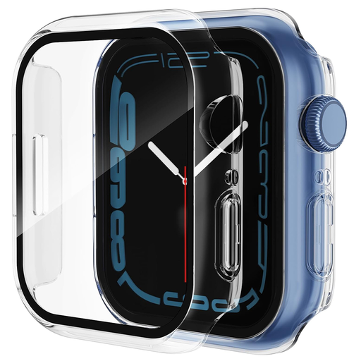  Techsuit - Defense360 Pro + Képernyővédő - Apple Watch 7 (41mm) - Átlátszó tok