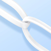 USB-A - USB-C Kábel Foneng X107 3A, 0,25m (fehér) - 2. kép