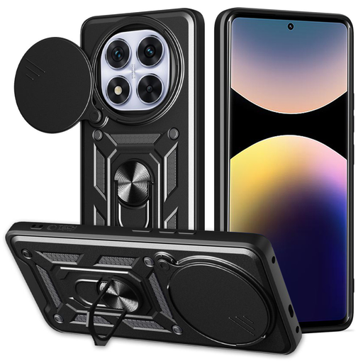 Techsuit - CamShield sorozat - Xiaomi Redmi Note 14 Pro 4G / Poco F7 - Fekete tok Techsuit - CamShield sorozat - Xiaomi Redmi Note 14 Pro 4G / Poco F7 - Fekete tok