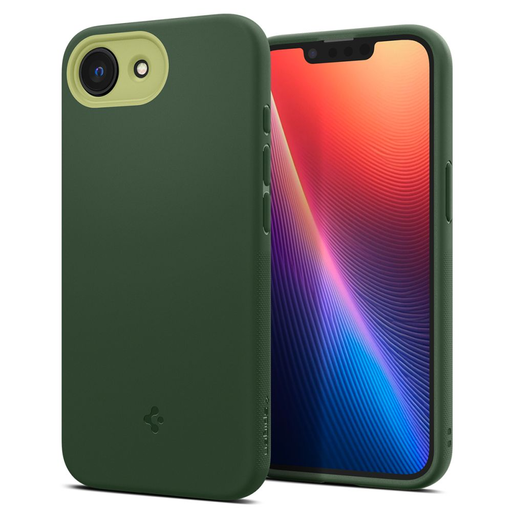 iPhone 16e Spigen Nano Pop Mag Magsafe tok Avokádó Zöld iPhone 16e Spigen Nano Pop Mag Magsafe tok Avokádó Zöld