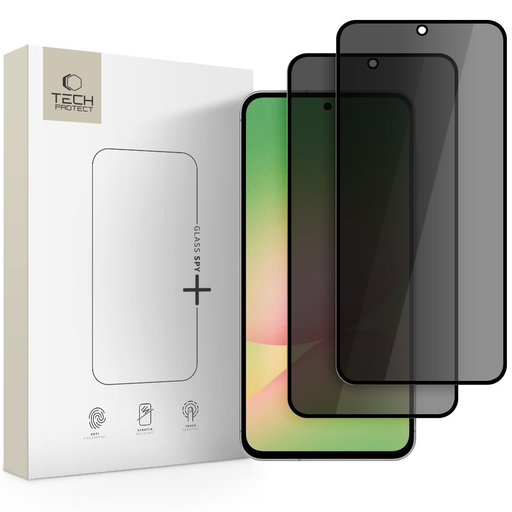 Samsung Galaxy A36 / A56 5G Tech-Protect Üvegfólia Spy+ 2-csomag Privacy üvegfólia Samsung Galaxy A36 / A56 5G Tech-Protect Üvegfólia Spy+ 2-csomag Privacy üvegfólia