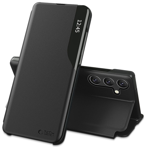 Samsung Galaxy A36 5G Tech-protect Smart View fekete tok Samsung Galaxy A36 5G Tech-protect Smart View fekete tok