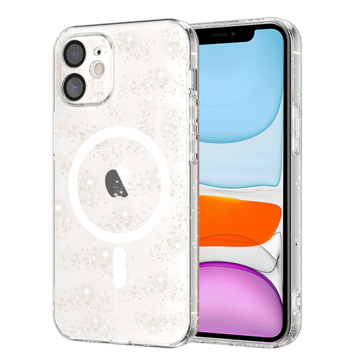 Techsuit - SparkleSkin MagSafe Széria - iPhone 11 - Átlátszó tok Techsuit - SparkleSkin MagSafe Széria - iPhone 11 - Átlátszó tok