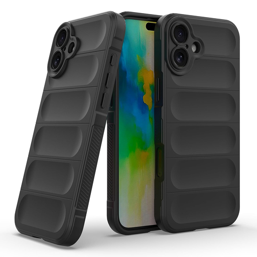  Techsuit - Mágikus Pajzs - iPhone 16 - Fekete tok