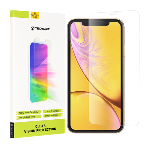  Techsuit - Tiszta Látás Üveg - iPhone XR / iPhone 11 - Átlátszó üvegfólia