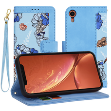  Techsuit - FlipCraft - iPhone XR - Élénk Kék tok
