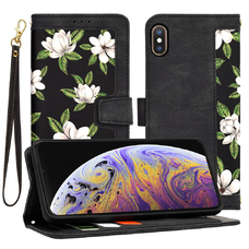  Techsuit - FlipCraft - iPhone XS Max - A hajnal virágai tok