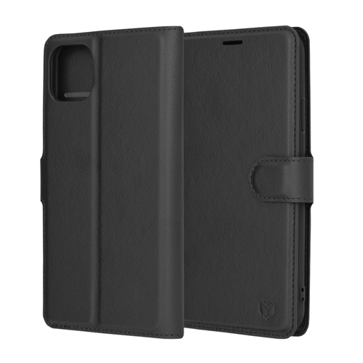 Techsuit - Bőr Tok - iPhone 11 Pro Max - Fekete tok Techsuit - Bőr Tok - iPhone 11 Pro Max - Fekete tok