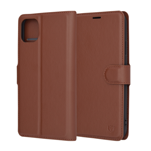 Techsuit - Bőr tok - iPhone 11 Pro Max - Barna Techsuit - Bőr tok - iPhone 11 Pro Max - Barna