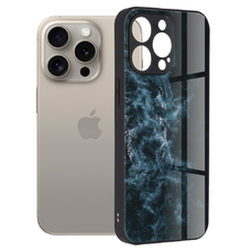  Techsuit - Glaze sorozat - iPhone 15 Pro Max - Kék Köd tok