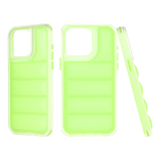  Techsuit - Hullámpajzs - iPhone 15 Pro Max - Zöld tok
