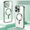  Techsuit - Luxus kristály MagSafe tok - iPhone 15 Pro Max - Mély zöld - 0. kép
