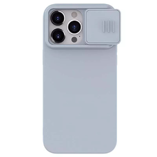  Nillkin - CamShield Silky MagSafe Szilikon - iPhone 15 Pro Max - Csillagszürke tok