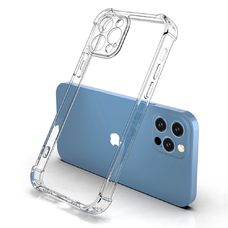  Techsuit - Ütésálló Átlátszó Szilikon - iPhone 15 Pro - Átlátszó tok
