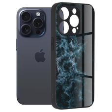  Techsuit - Glaze Sorozat - iPhone 15 Pro - Kék Köd tok