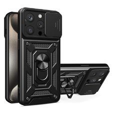  Techsuit - CamShield Széria - iPhone 15 Pro - Fekete tok