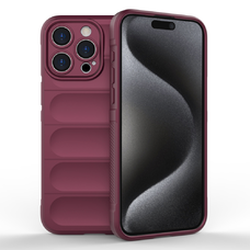  Techsuit - Varázspajzs - iPhone 15 Pro - Bordeaux tok